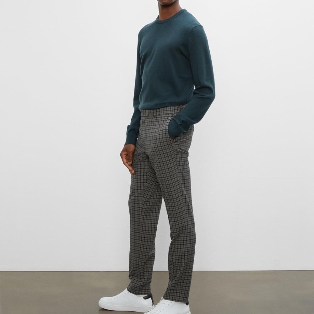 Sutton Check Dress Pants - Brand New - NEVER WORN - Green Multi